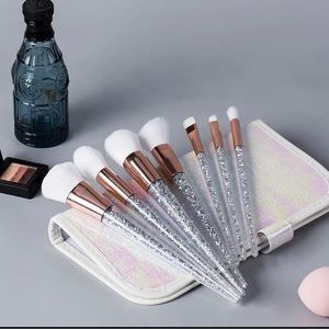 Glitter Makeup Brushes.